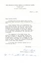 Letter regarding Claude Smith's Death