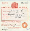 Judith Ellen Pye - Birth Certificate