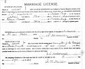 James P and Edna Vandiver | Marriage License