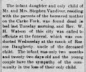 Ina Roy Vandiver - Death Notice