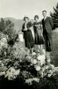 Nell, Jean, and Stan at Arthur Stanley Smith's gravesite