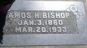 Amos Bishop | Headstone