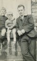 Arthur Pye with nephews Billie and Stanley Pegram