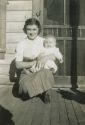 Edna Bahr with niece Nadine Brooks - about 1937