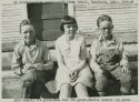 Edna Vandiver Bahr with classmates - 1931-32 school year