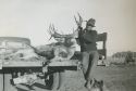 Harold Brooks and his buck