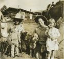 Mae Vandiver (second from right) with friends - 1931