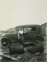 Loree Vandiver and Gaylord Peck's car