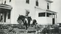 Gerald Elmo Thomas on his pony, Dixie - May 1938
