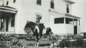 Gerald Elmo Thomas on his pony, Dixie - May 1938 Gerald Elmo Thomas on his pony, Dixie - May 1938